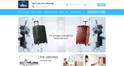 Desktop Screenshot of albaluggage.com